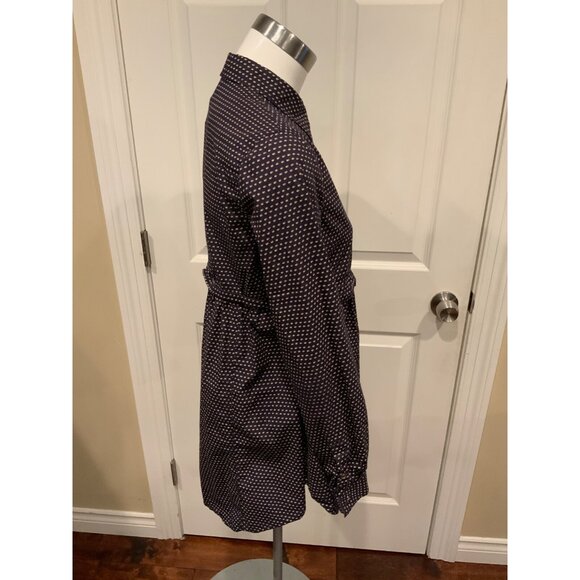 Maeve Anthropologie Blue Polka Dot Button-up Shirt, Size S - Picture 4 of 7